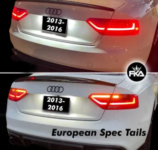 2013-2016 Audi A5 S5 RS5 Tail Light Harness Adapter Cables (NA Facelift to EU Facelift Sequential)