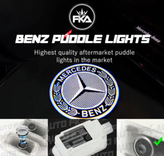 Puddle Lights Mercedes Logo Door Courtesy For C Class E Class GLC (2012-2023)