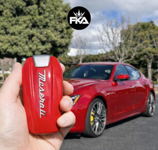 Maserati Key Fob Upgrade Service Premium Red Ferrari-Style Conversion